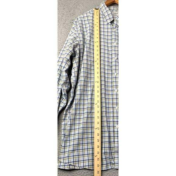 LL BEAN Shirt Mens XXL Tall Traditional Fit Plaid Button Up Long Sleeve Shirt - Picture 2 of 10